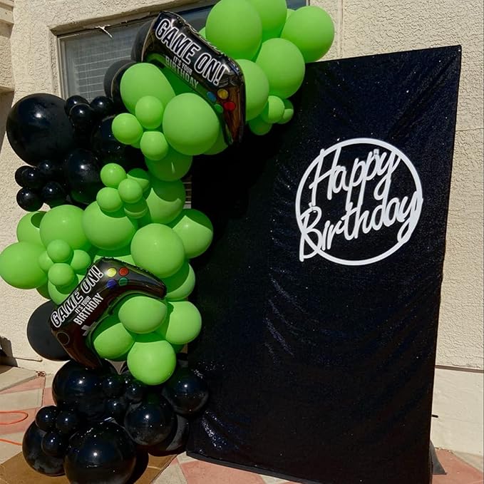 130pcs Lime Green Balloons Different Sizes 18" 12" 10" 5" Light Green Balloons for Birthday Dinosaur Baby Shower St. Patrick's Day Summer Jungle Forest Safari Party Decorations-Ruum Studio Home