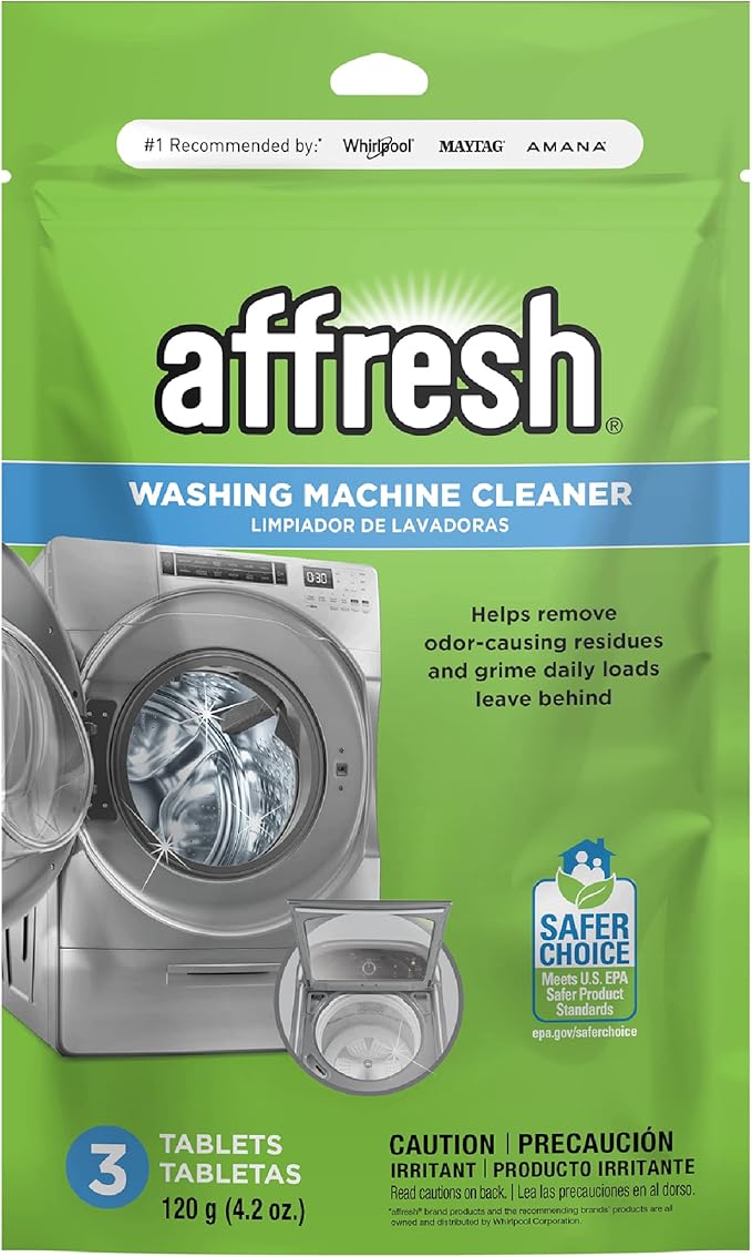 Affresh Washing Machine Cleaner, Cleans Front Load and Top Load Washers, Including HE, 3 Tablets-Ruum Studio Home