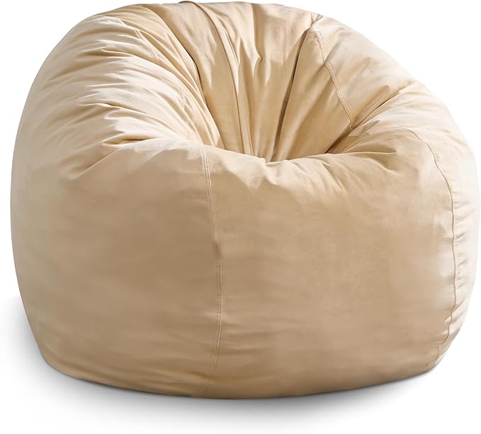 Hobestluk 5FT Bean Bag Chair Giant Bean Bag Chairs for Adults Large Bean Chairs with Removable Cover, Beanbag Chair with Filler, Adult Bean Bag Chairs for Living Room, Bedroom-Ruum Studio Home