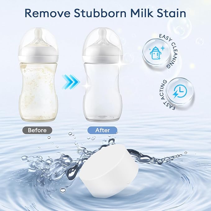 300 Professional Deep Cleaning Detergent Tablets for All Baby Bottle Washers, Washer Tablets for Bottle Washer and Sterilizer and Dryer, Easy to Use-Ruum Studio Home