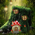 Garden Fairy Decor for Outside Wall Tree Decoration Fairy Door and Window Accessories, Butterfly Mushroom Leaves Fairy House Kit, Fairy Garden Decor, Fairy Garden Decor, Fairy Garden Decorations-Ruum Studio Home