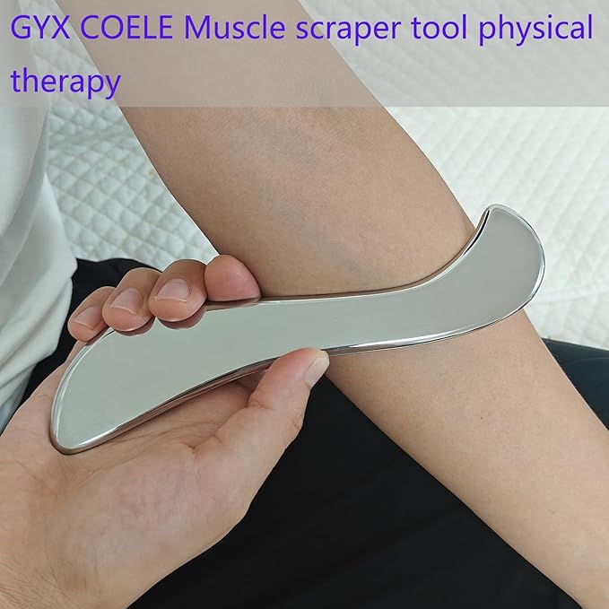 4 in 1 Professional Stainless Steel IASTM Tools Set, Muscle Scraping Massage Tools with Case, Physical Therapy and Myofascial Release-Ruum Studio Home