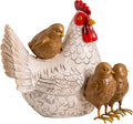 Elenon Chicken Outdoor Garden Statue Decorative, Adorable Flower Bed Rooster Outdoor Statue, Funny Yard Patio Art Decor Sculptures Table Ornament-Ruum Studio Home