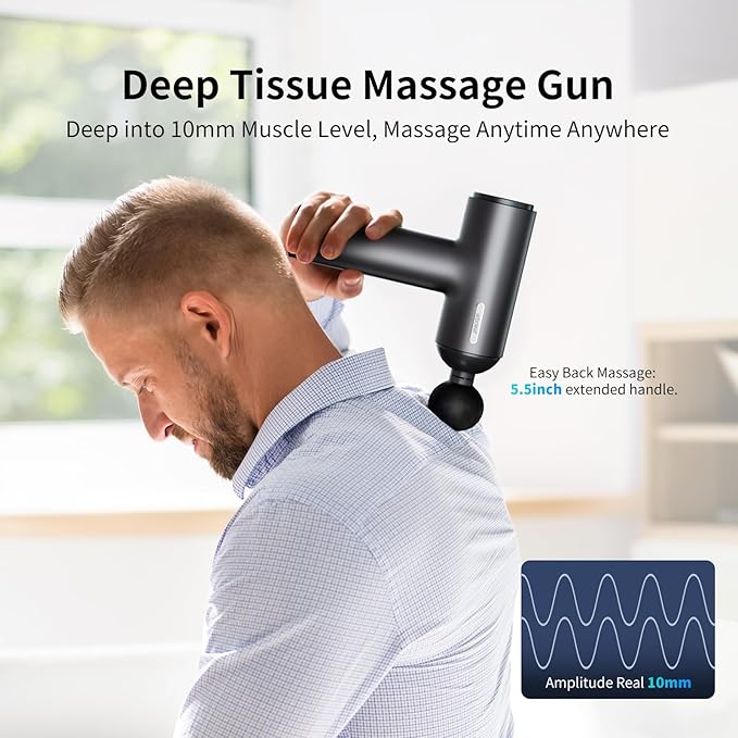 arboleaf Massage Gun, Powerful Massage Gun Deep Tissue, Handheld Percussion Muscle Massager with Portable Travel Case for Athletes, Relax, Gifts-Ruum Studio Home