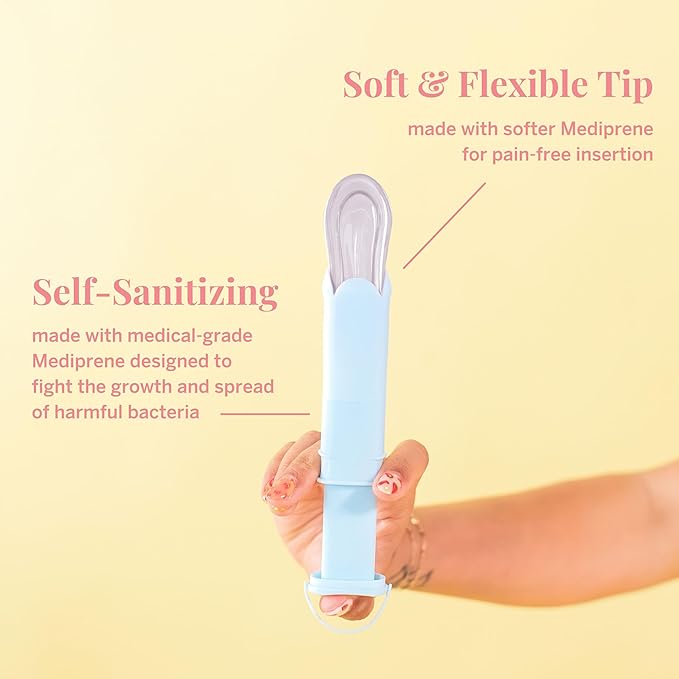 Pixie Menstrual Disc Applicator, Feminine Wash (2.5oz) & All-Natural Lube (20mL) Bundle - Inserts Like A Tampon - Every Woman Can Now Use Period Discs - Perfect For Long Nails - NOT For Menstrual Cups-Ruum Studio Home
