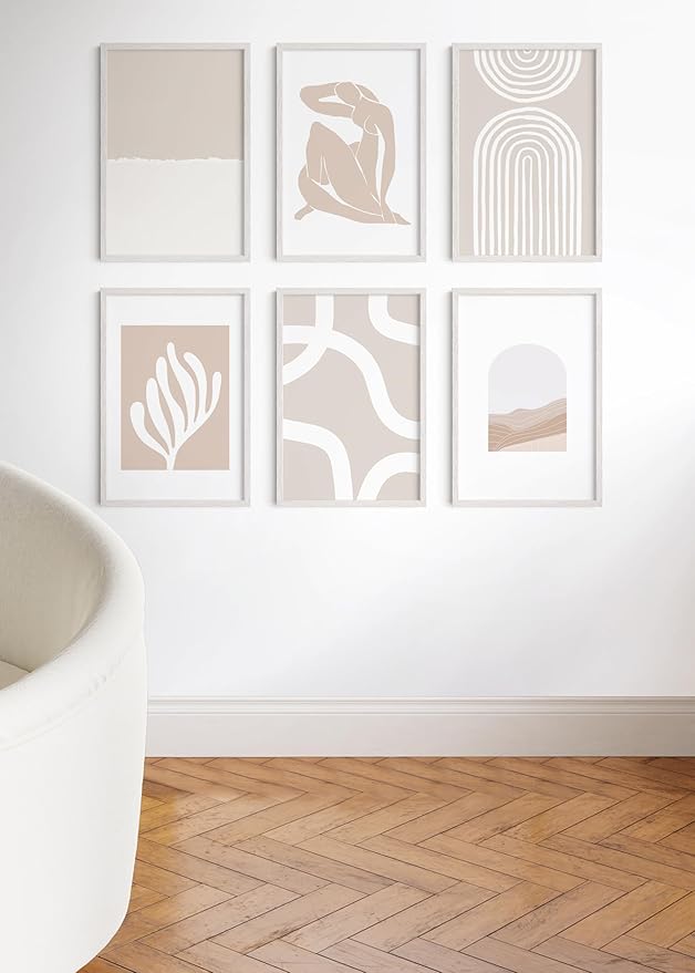HAUS AND HUES Standalone White Oak Frame Set of 6-20x30-Ruum Studio Home