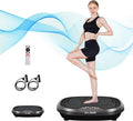 EILISON FitMax 3D XL Vibration Plate Exercise Machine - Whole Body Workout Vibration Platform w/Loop Bands - Lymphatic Drainage Machine for Weight Loss, Shaping, Wellness, Recovery-Ruum Studio Home