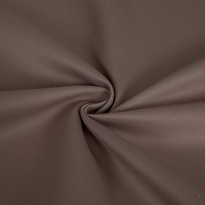 Blackout Curtains 108 Inches Long for Bedroom, Thermal Insulated Blackout Curtains 2 Panels Set, Solid Grommet Privacy Room Darkening Drapes for Living Room Windows(W52 x L108, Khaki)-Ruum Studio Home