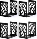 Decorative Metal Bookends Black Set of 4-Ruum Studio Home