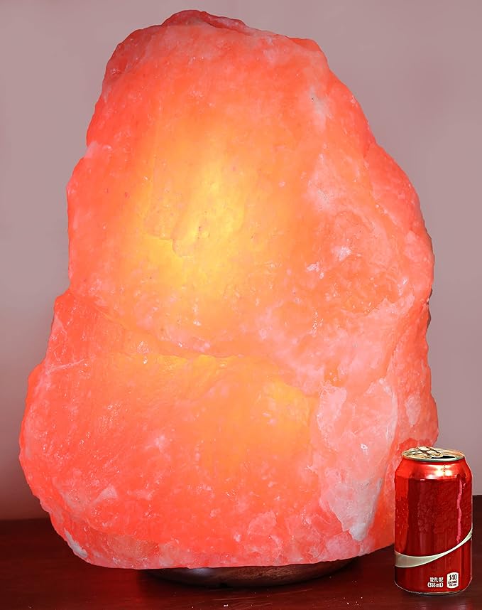 Giant Natural Himalayan Crystal Rock Salt Lamp 145~160 lbs-Ruum Studio Home