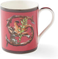 Spode Kit Kemp 12oz Mug, S Initial - Fine China Coffee Cup with Floral Alphabet Design, Custom Letter Mug for Unique Gift Giving - Personalized Kitchen Drinkware, Dishwasher Safe & Stylish-Ruum Studio Home