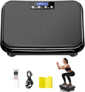 Vibration Plate Exercise Machine: TISSCARE Vibrating Plates for Lymphatic Drainage and Weight Loss, 300Lbs Capacity Full Body Power Shake Workout Platform for Home Cardio Fitness-Ruum Studio Home