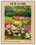 Retro Vintage New York Wall Art Print - 11x14 Unframed Poster - New York City Souvenirs, Cute Trendy Colorful Wall Decor (New York Botanical Garden, 11x14")-Ruum Studio Home