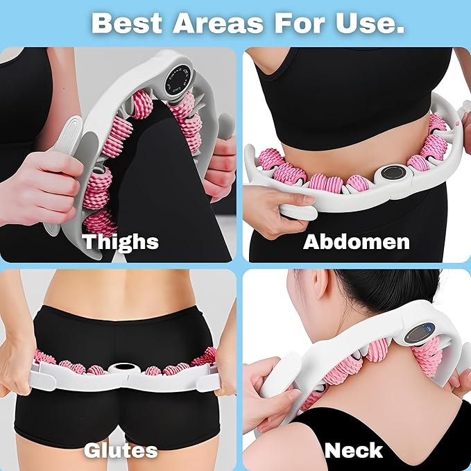Anti Cellulite Roller - Lymphatic Drainage Massager, Cellulite Massage Tool, Fascia Blaster for Contoured, Tool for Sore Arms, Legs, Stomach & Buttocks-Ruum Studio Home