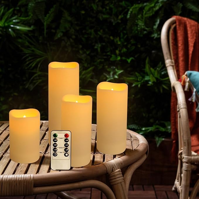 48-Pack LED Flameless Candles with Remote Control - Perfect for Home, Parties, and Special Occasions - Create a Magical Ambiance Effortlessly(Three Sizes)-Ruum Studio Home