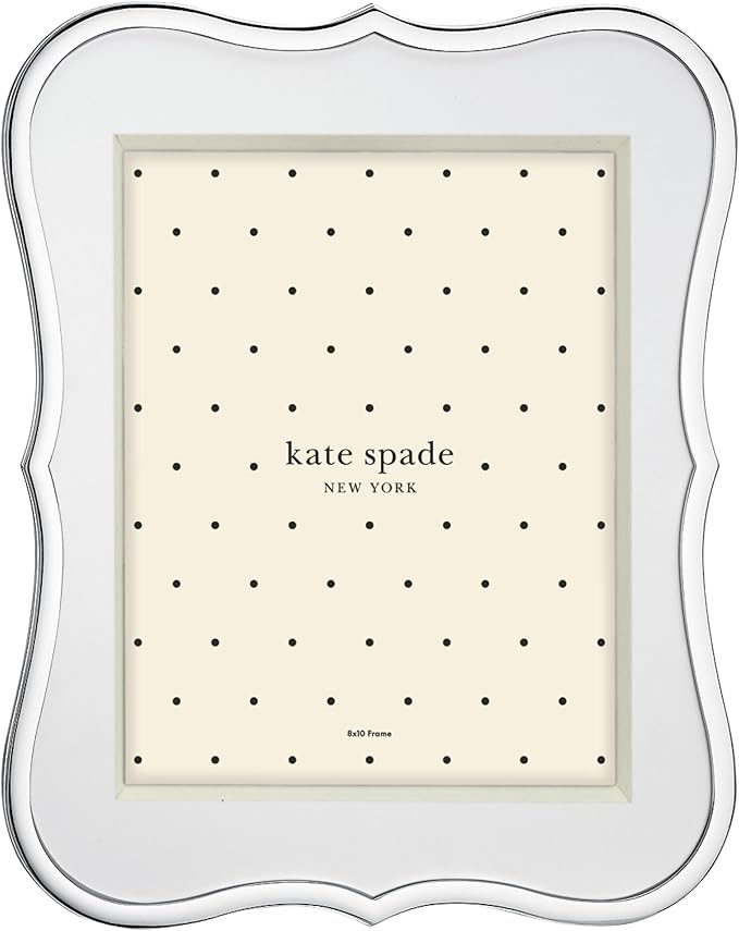 Kate Spade New York Crown Point 8" X 10" Frame, 3.15 LB, Silver-Ruum Studio Home