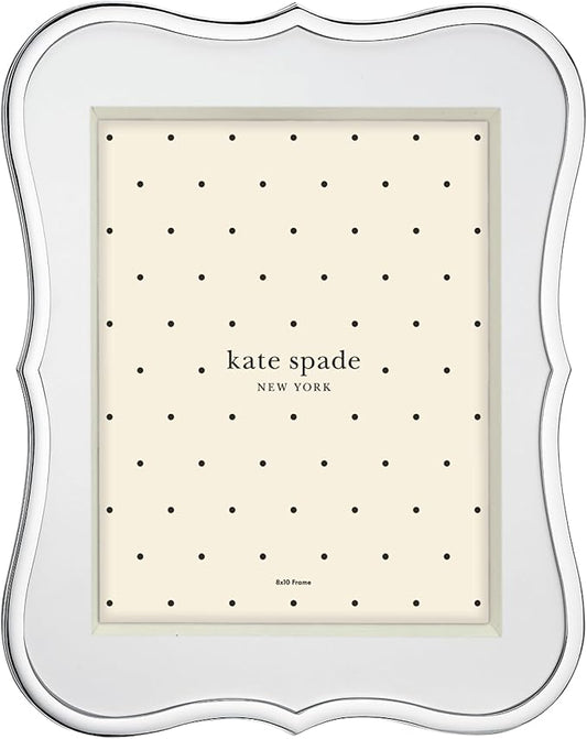 Kate Spade New York Crown Point 8" X 10" Frame, 3.15 LB, Silver-Ruum Studio Home