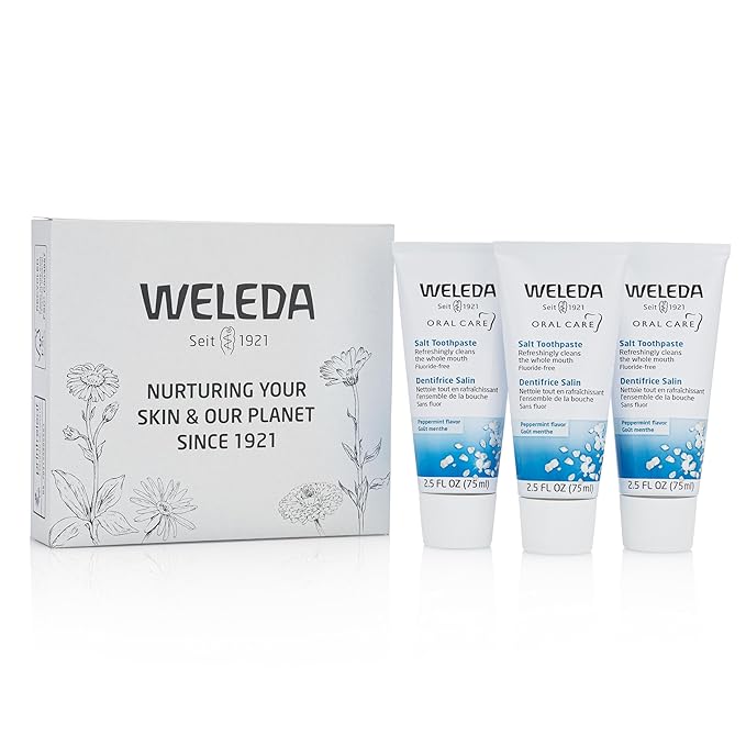 Weleda Natural Salt Toothpaste. 2.5 Fluid Ounce (Pack of 3)-Ruum Studio Home