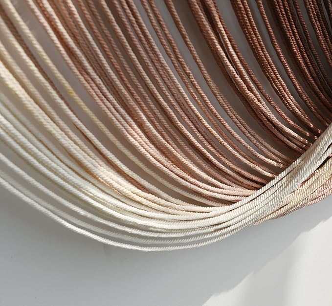 Flber Tie-Dye Macrame Wall Hanging Large Bohemian Yarn Tapestry Wall Décor,59" Wx 35" L-Ruum Studio Home