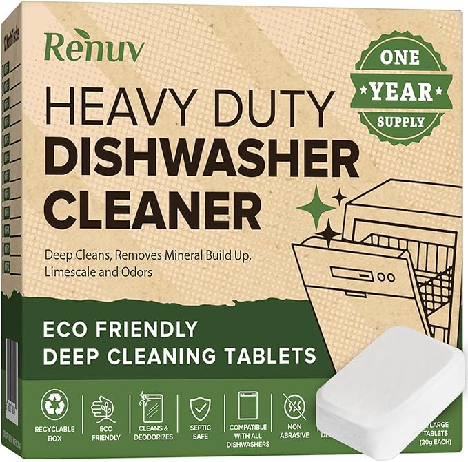 Washing Machine Cleaner + Dishwasher Cleaner Bundle - Heavy Duty Appliance Deep Cleaning, Descaling and Deodorizing-Ruum Studio Home