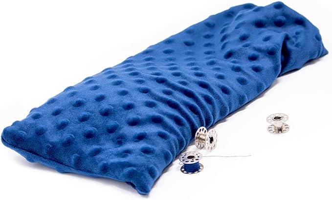 Microwave Heating Pad for Cramps, Aches & Pains - Weighted Microwavable Heating Pad – Moist Heat Therapy for Back, Neck, and Shoulders – Made in USA with Lavender, Flaxseed, and Buckwheat-Ruum Studio Home