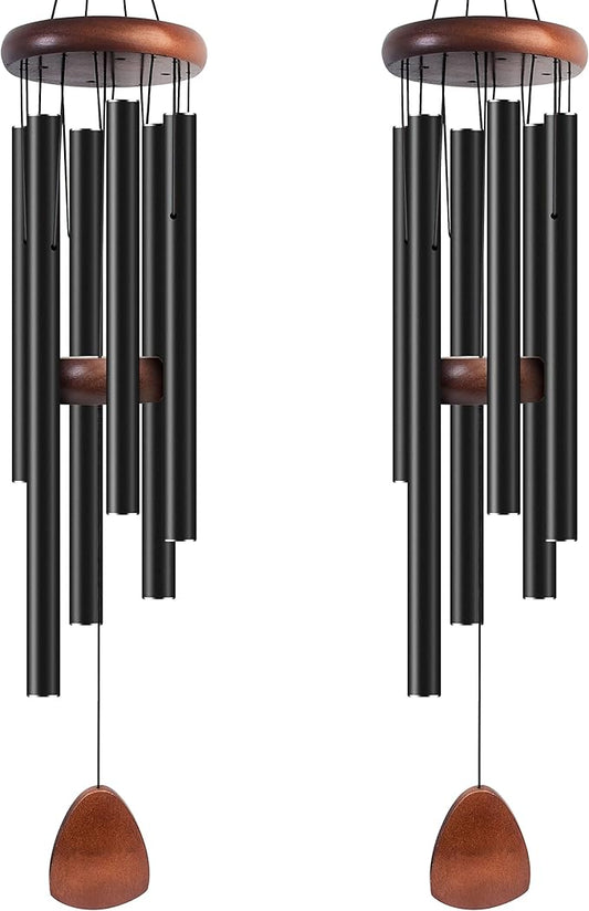 Wind Chimes for Outside, 37.5 inch Large Metal Wind Chimes Outdoor (2 Pack)-Ruum Studio Home