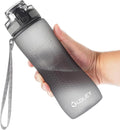 OLDLEY 25 oz Water Bottle, Motivational Water Bottle with Time Marker, Sports Water Bottle With Strap, Leakproof & BPA Free Large Water Bottles for School, Gym, Travel, Outdoor, Tritan,Gray-Ruum Studio Home