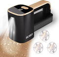 Rechargeable Lint Remover, Fabric Shaver Fuzz Remover, Sweater Shavers with 6-Leaf Blades, 3-Speeds Digital LED Display to Remove Pilling for Clothing and Furniture, Fuzz, Lint Ball, Black-Ruum Studio Home