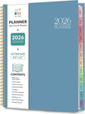 Planner 2026, 8.5" x 11" Monthly & Weekly Planner with Tabs, JAN - DEC 2026, Goal Setting & Time Management Organizer for Professionals & Students-Ruum Studio Home