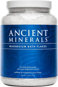 Ancient Minerals Magnesium Bath Flakes - Bathing Alternative to Epsom Salt - Soak in Natural Salts - High-Absorption Efficiency for Relaxation, Wellness & Muscle Relief (4 .4 lb)-Ruum Studio Home