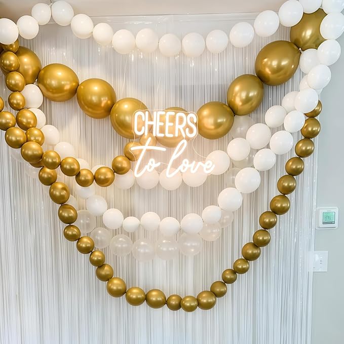 Clear Quick Link Balloons, 100PCS 6 Inch Small Bubble Linking Balloons for Making Balloon Wall Heart Arch, Tails Balloon for Wedding Birthday Baby Shower Engagement Graduation Party Decorations-Ruum Studio Home