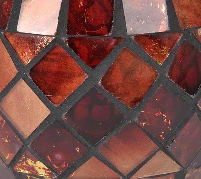 Votive Candle Holder Tea Lights - Glass Candle Holders, Mosaic Tealight Candle Holder, Candle Jar Cup for Wedding Centerpiece Party Table Decorations, Valentines Day Decor-Ruum Studio Home