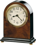 Howard Miller Soda Springs Tabletop Clock II, Cream Analog Display Golden Bazel Alarm Clocks Wooden Finish | Quartz Movement & Wooden Base Perfect for Home Decor Living Room & Office.-Ruum Studio Home