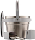 Large Insulated Ice Bucket with Lid – Stainless Steel Ice Bucket and Scoop – Ice Buckets for Parties, Bars – Ice Bucket with Lid and Scoop – Outdoor Ice Bucket, Cocktail Use (Natural Stainless)-Ruum Studio Home