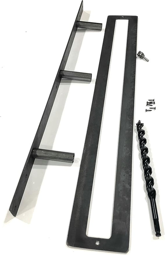 Floating Shelf Brackets - Sheppard Brackets - Easy Install - Heavy Duty (34 inch Build Kit)-Ruum Studio Home