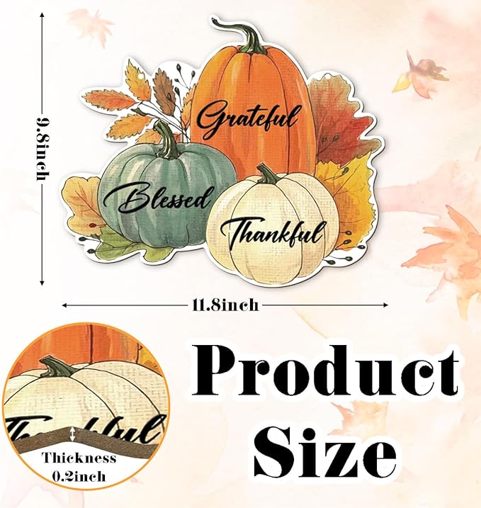 Fall Vibes Door Hanger Sign, Wooden Maple Leaves Mushroom Hanging Decor for Front Door, Fall Wood Wreath Wall Decor for Autumn Harvest Thanksgiving Home Decors, Housewarming Gift-Ruum Studio Home