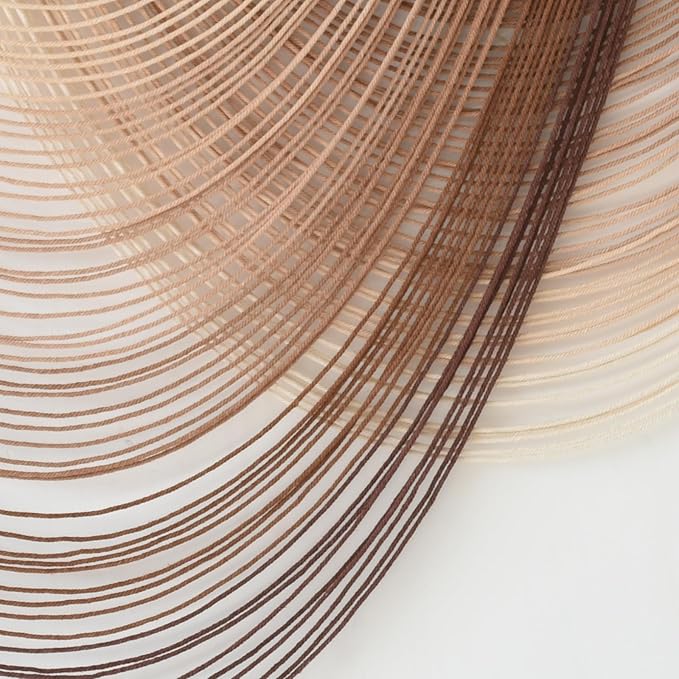 Macrame Wall Hanging Dip-Dye Boho Home Decor Fiber Wall Art Craftsmanship Bedroom Livingroom 57" W x 39" L-Ruum Studio Home