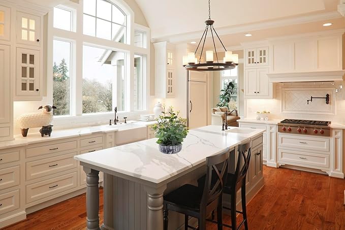 Artificial Plants Potted Real Looking Small Faux Plant with Rustic Black Cement Planter for Kitchen Office Desk Bookshelf Decor (Eucalyptus Plant)-Ruum Studio Home