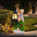 Garden Gnome Statues Decor with Solar Lights, Outdoor Decorations for Yard Porch Lawn Balcony Patio, Housewarming Gifts-Ruum Studio Home