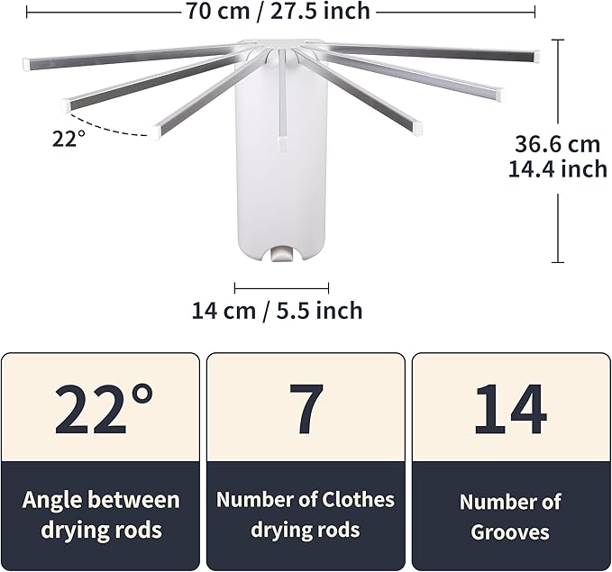 Wall Mounted Clothes Drying Rack - Foldable Tripod, Over The Door Rack for Laundry Bedroom, Household Aluminium-Ruum Studio Home