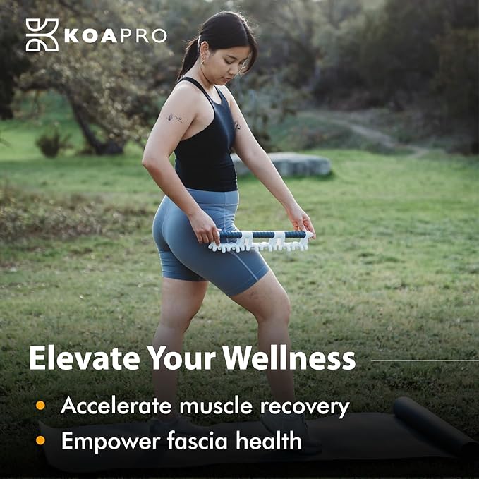 KOAPRO Facia Blaster Tool for Cellulite - Full Body Back and Neck Massager for Pain Relief, Deep Tissue Muscle Massage for Legs, Trigger Points, Myofascial and Fascia Release Tool Alleviates Tension-Ruum Studio Home