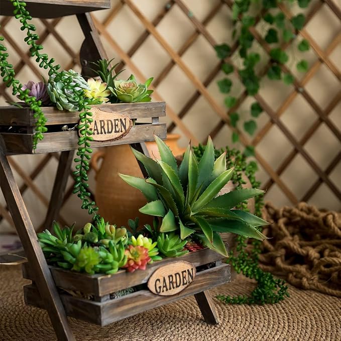 JUSTOYOU Large 12.5" Artificial Succulents Aloe Plants Real Touch Fake Flowers Unpotted for Home Wedding Festival Arrangement (1, Green)-Ruum Studio Home