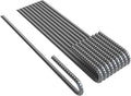 Vodaland Rebar Stakes J Hook Extra Heavy Duty 1/4 inch Coated Steel Ground Anchors with Chisel Point End (10)-Ruum Studio Home