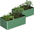6x3x2 ft Raised Garden Bed, Large Metal Planter Raised Beds, Planters for Outdoor Plants for Vegetables, Flowers, Herbs, Fruits, and Succulents.(2 Pcs)-Ruum Studio Home