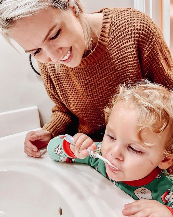ROARex Vegan Eco Friendly All Natural Kids Toothbrush Made from Plants – Sweet Baby Giraffe | 100% Biodegradable and Compostable | 1% for The Planet Product-Ruum Studio Home