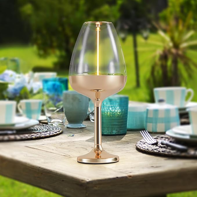 Romantic Cordless Table Lamp Adjustable - Table Lights 3 Modes (Light, Dark, Breathing), Touch Lamp, Battery Operated-IP65 Waterproof for Outdoor Patio/Restaurants/Home/Dinner-Ruum Studio Home