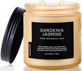 M&SENSE Gardenia Jasmine Scented Candle - 11.6oz Natural Soy Wax Clean Non Toxic 70-Hour Burn, 2-Wick Aromatherapy Candle for Bath & Office - Highly Scented Housewarming Gift for Mom Teacher Friends-Ruum Studio Home