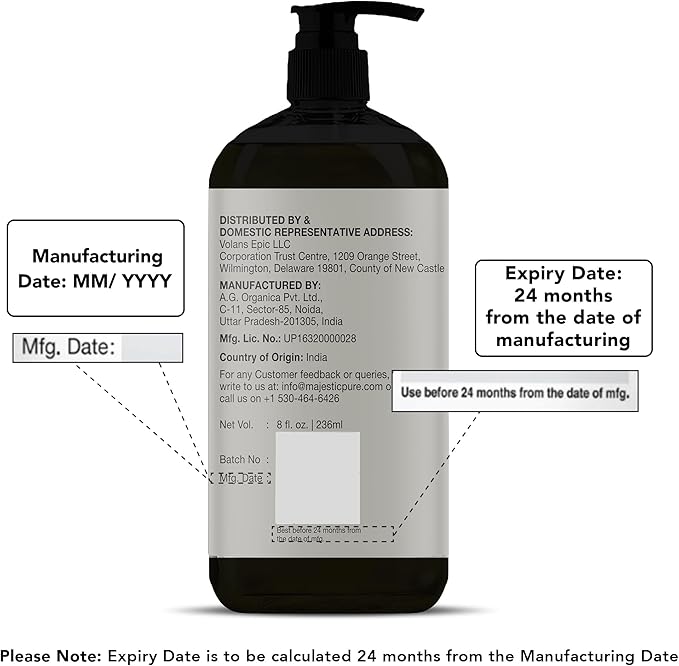 MAJESTIC PURE Lavender Massage Oil for Massage Therapy - Refreshing, and Relaxing - Natural Oils with Lavender Essential Oil - for All Skin Types - Men and Women - 8 fl oz-Ruum Studio Home