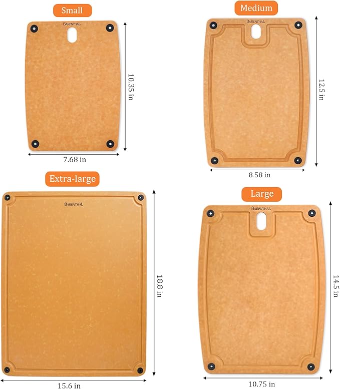 large cutting boards for kitchen dishwasher - XL cutting board set double-sided with Non-Slip Feet and Juice Groove Composite chopping board knife Friendly Cut Meat, Fruit,Vegetable-Ruum Studio Home
