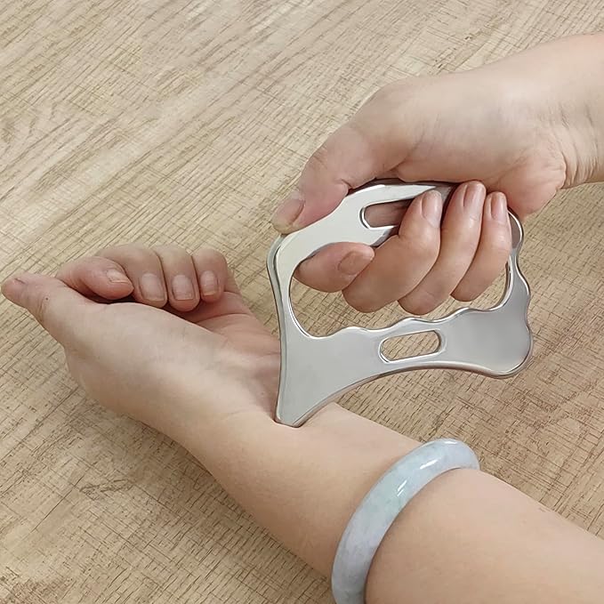 BYYDDIY Stainless Steel Gua Sha Muscle Scraper Tools Kit, Scraping Massage Tool,Massage Scraper Tools for Physical Therapy (M-SD2)-Ruum Studio Home